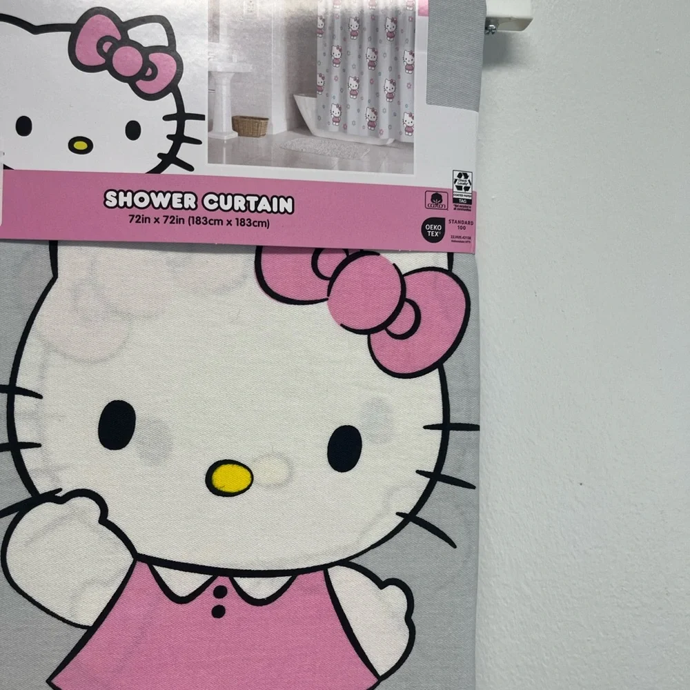 NEW Hello Kitty Shower Curtain